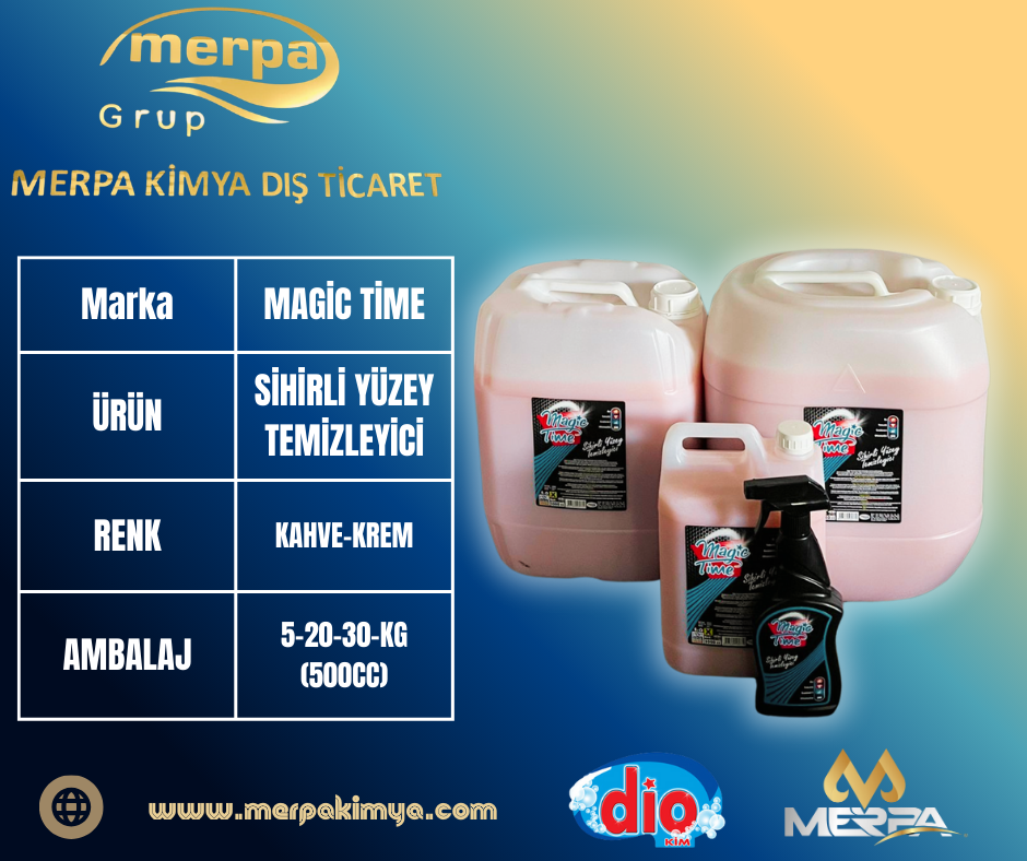 MAGİC TİME SİHİRLİ YÜZEY TEMİZLEYİCİ